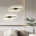 Wall Light - Black Acrylic Frame, Warm Light