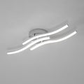 Ceiling Light - Silver Aluminium Frame, White Light