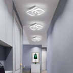 Ceiling Light - White Aluminium Frame, White Light