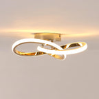 Ceiling Light - Gold Aluminium Frame, Warm Light