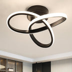 Ceiling Light - Black Aluminium Frame, Natural Light