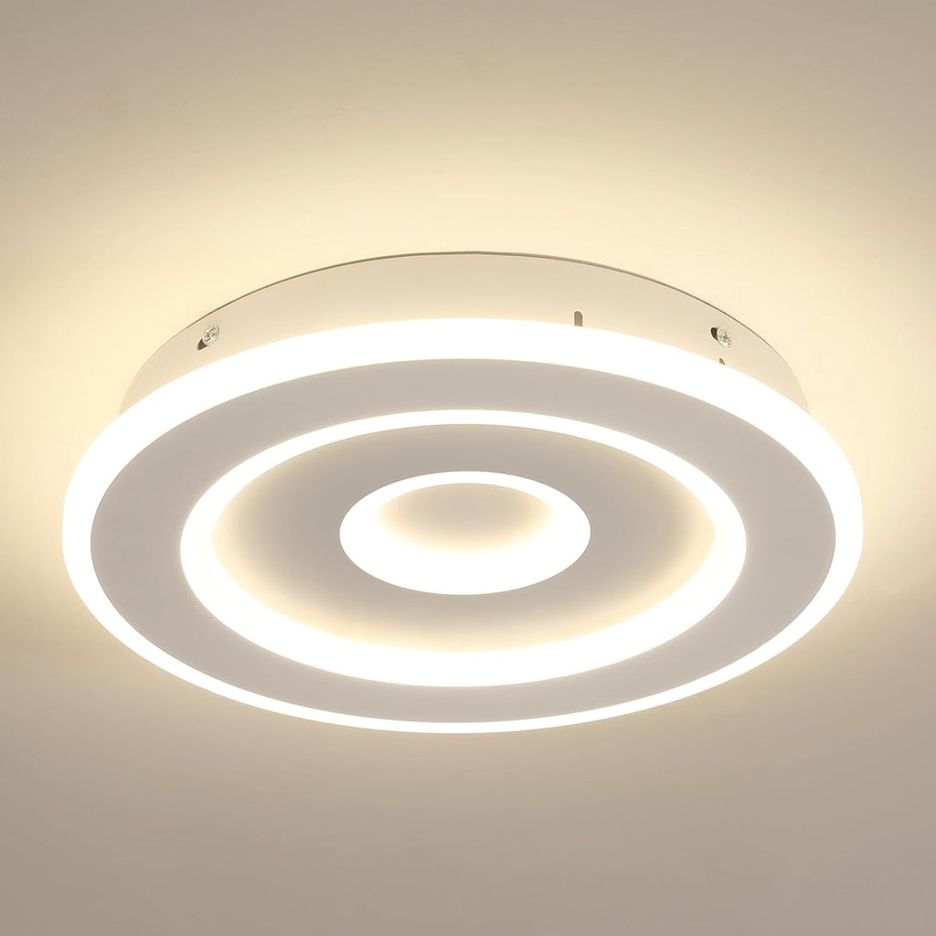 Ceiling Light - White Acrylic Frame, Natural Light