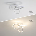 Ceiling Light - White Aluminium Frame, Natural Light