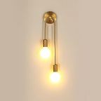 Wall Light - Gold Metal Frame