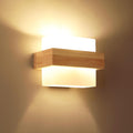 Wall Light - Wood Glass Frame, Tunable