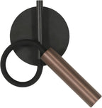 Wall Light - Black Metal Frame, White Light