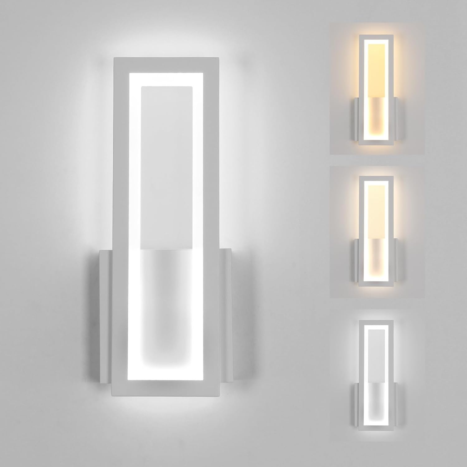 Wall Light - White Acrylic Frame, Tunable