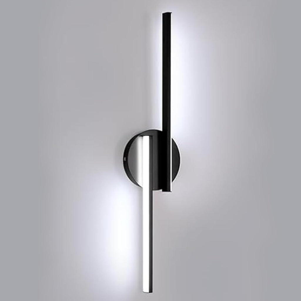 Wall Light - Black Aluminium Frame, White Light