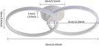 Ceiling Light - White Aluminium Frame, White Light