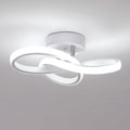 Deckenleuchte - Weißer Aluminiumrahmen, Weißes Licht