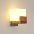 Wall Light - Wood Glass Frame, Tunable