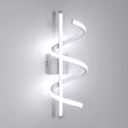 Wall Light - White Aluminium Frame, White Light