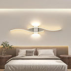 Wall Light - White Aluminium Frame, Warm Light