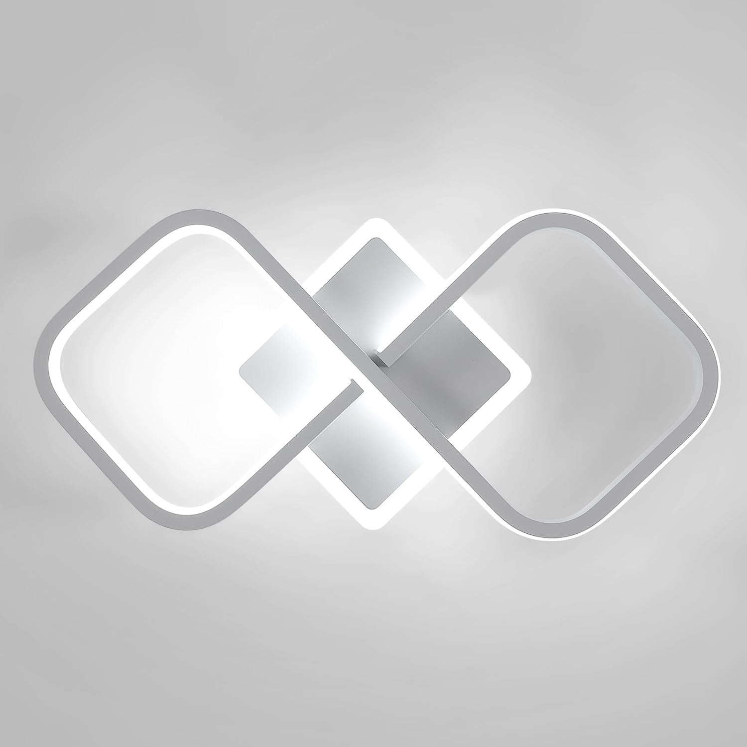 Ceiling Light - White Acrylic Frame, Tunable and Dimmable
