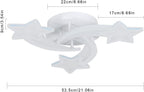 Ceiling Light - White Acrylic Frame, Tunable and Dimmable