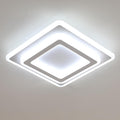Ceiling Light - White Acrylic Frame, White Light