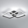 Ceiling Light - Black Aluminium Frame, White Light