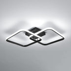 Ceiling Light - Black Aluminium Frame, White Light