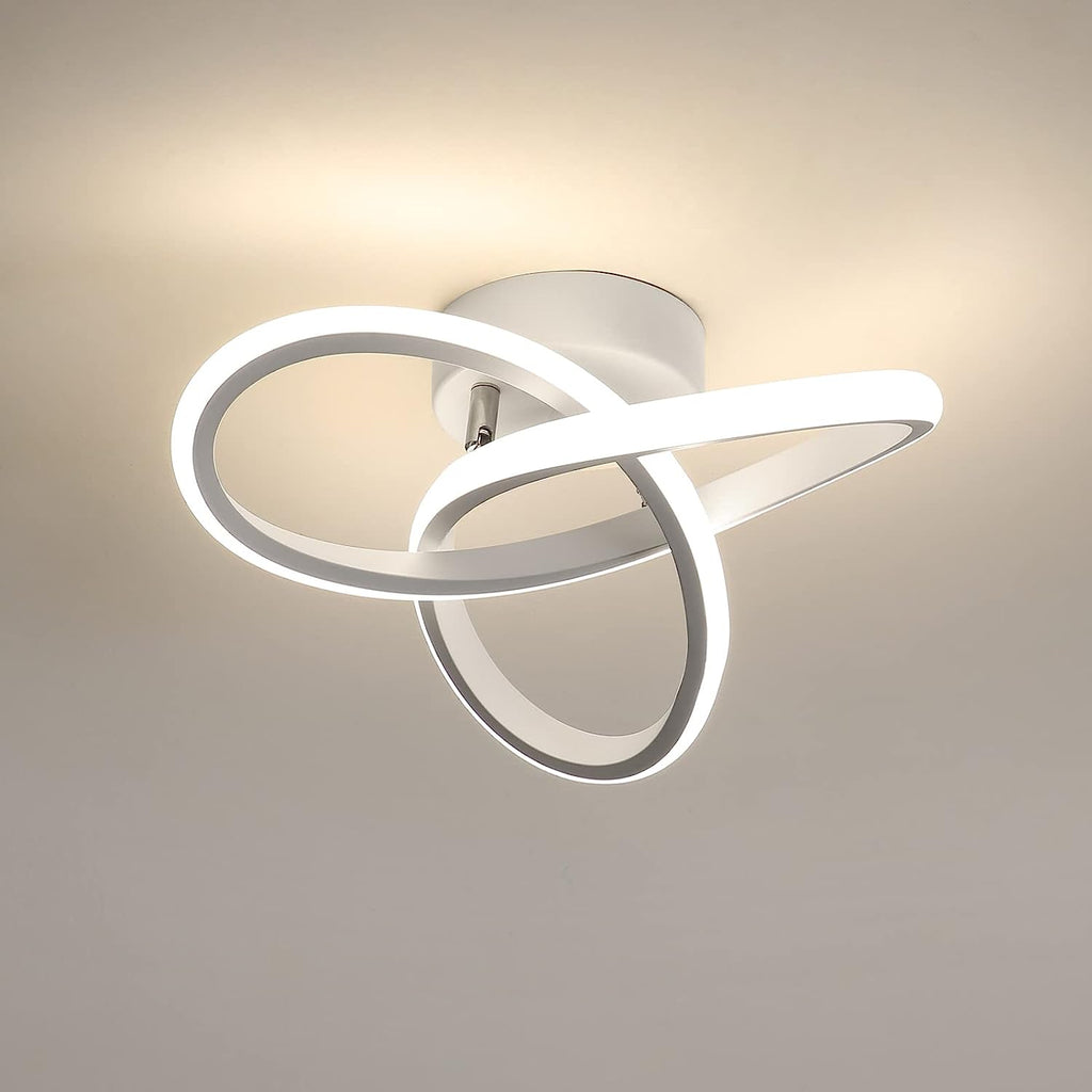Ceiling Light - White Aluminium Frame, Natural Light