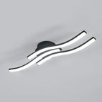 Ceiling Light - Black Aluminium Frame, White Light