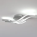 Ceiling Light - Silver Aluminium Frame, White Light