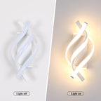 Wall Light - White Aluminium Frame, Warm Light