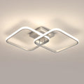 Ceiling Light - Silver Aluminium Frame, Natural Light