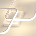 Ceiling Light - White Aluminium Frame, Natural Light