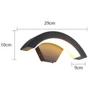Wall Light - Black Metal Frame, Warm Light