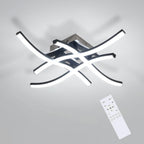Ceiling Light - Black Aluminium Frame, Warm Light