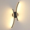 Wandleuchte - Schwarzer Aluminiumrahmen, Warmlicht