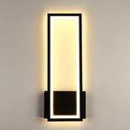 Wall Light - Black Acrylic Frame, Warm Light