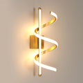 Wall Light - Gold Aluminium Frame, Warm Light