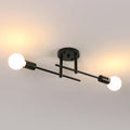 Ceiling Light - Black Metal Frame