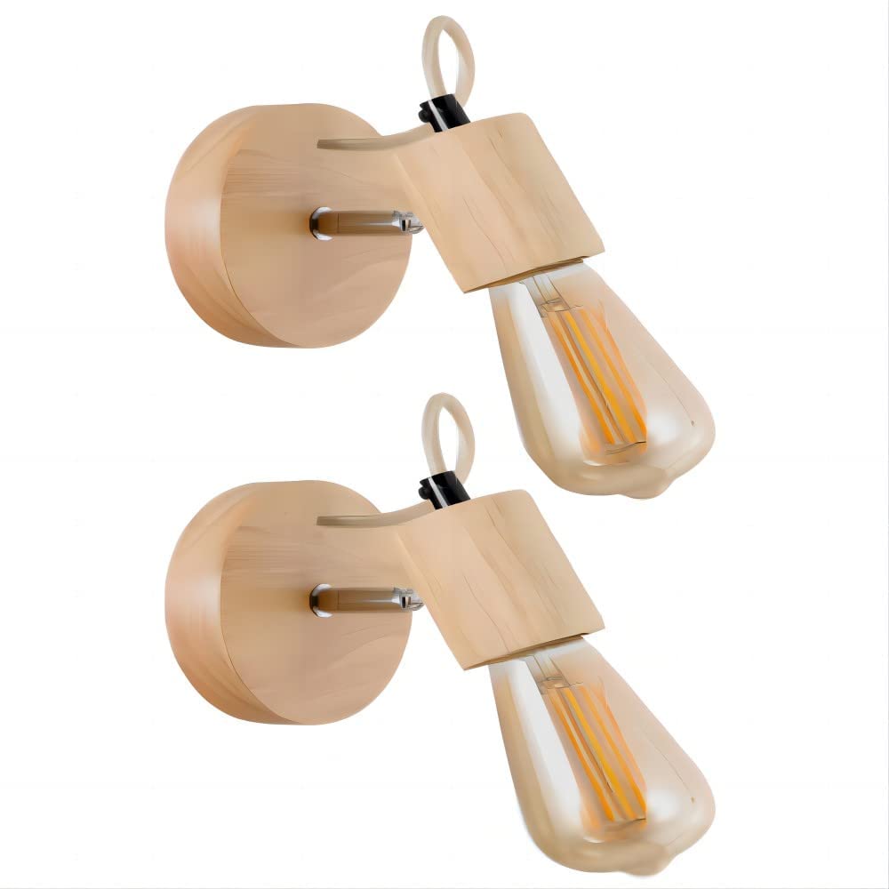 Wall Light - Wood Frame