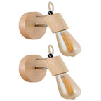 Wall Light - Wood Frame