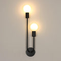 Wall Light - Black Metal Frame