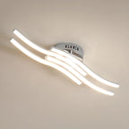 Ceiling Light - Black Aluminium Frame, White Light
