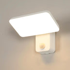 Wandleuchte – Weißer Aluminiumrahmen, warmes Licht