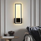 Wall Light - Black Acrylic Frame, Warm Light