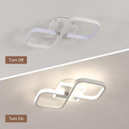Ceiling Light - White Acrylic Frame, Natural Light