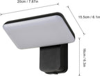 Wall Light - Black Aluminium Frame, Warm Light