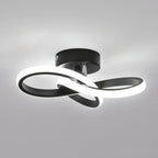 Ceiling Light - Black Aluminium Frame, White Light