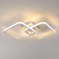 Ceiling Light - White Aluminium Frame, Warm Light