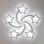 Deckenleuchte - Rahmen aus weißem Acryl, weißes Licht