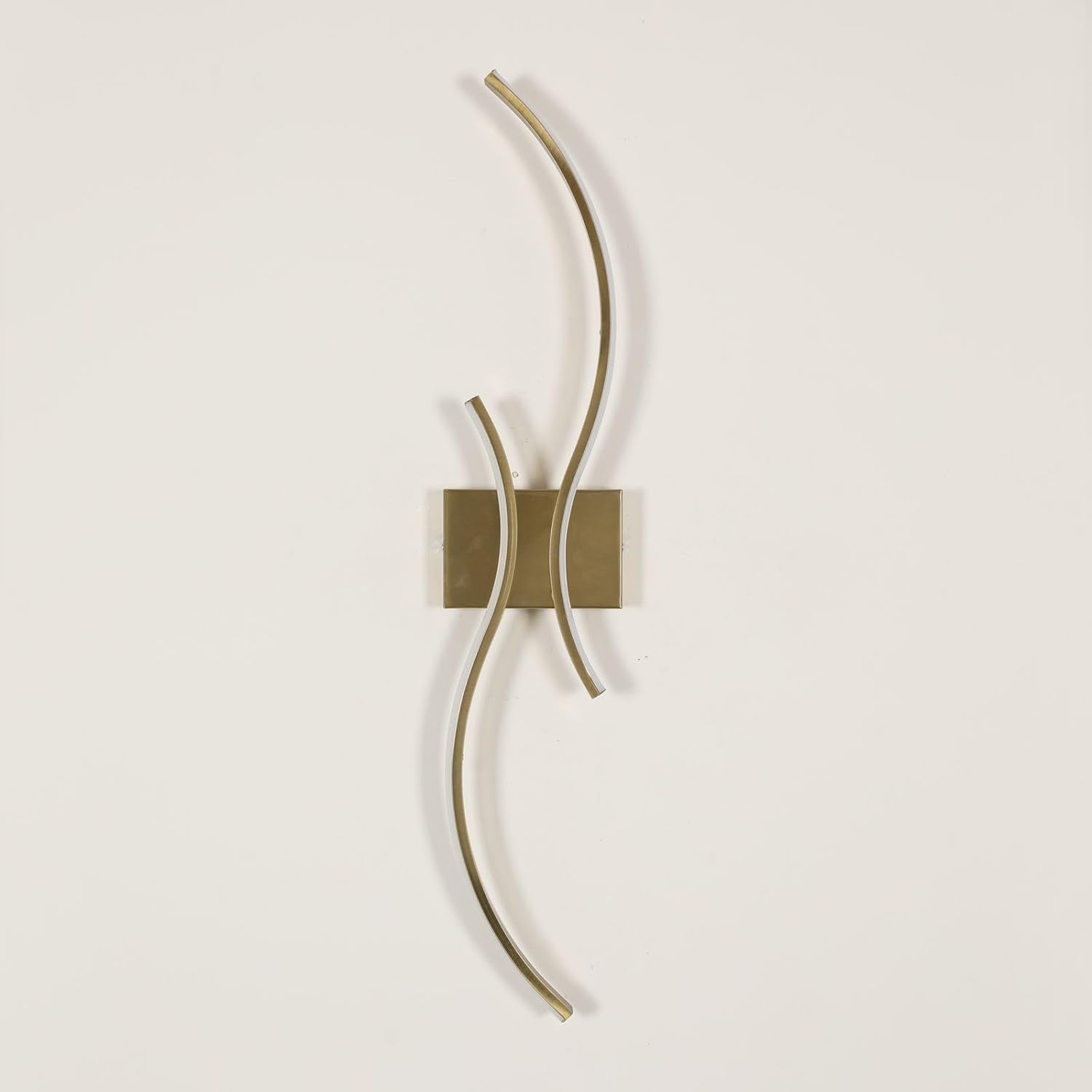 Wall Light - Gold Bronze Aluminium Frame, Tunable and Dimmable