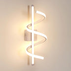 Wall Light - White Aluminium Frame, Warm Light