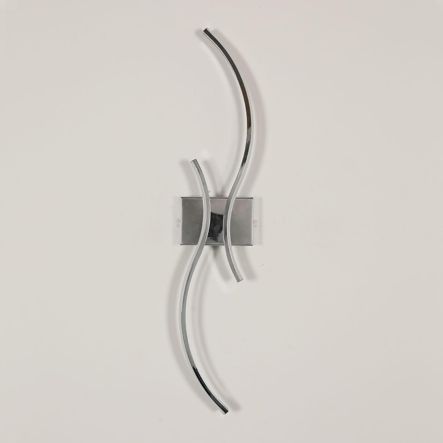 Wall Light - Chrome Aluminium Frame, Tunable and Dimmable