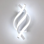 Wall Light - White Aluminium Frame, White Light