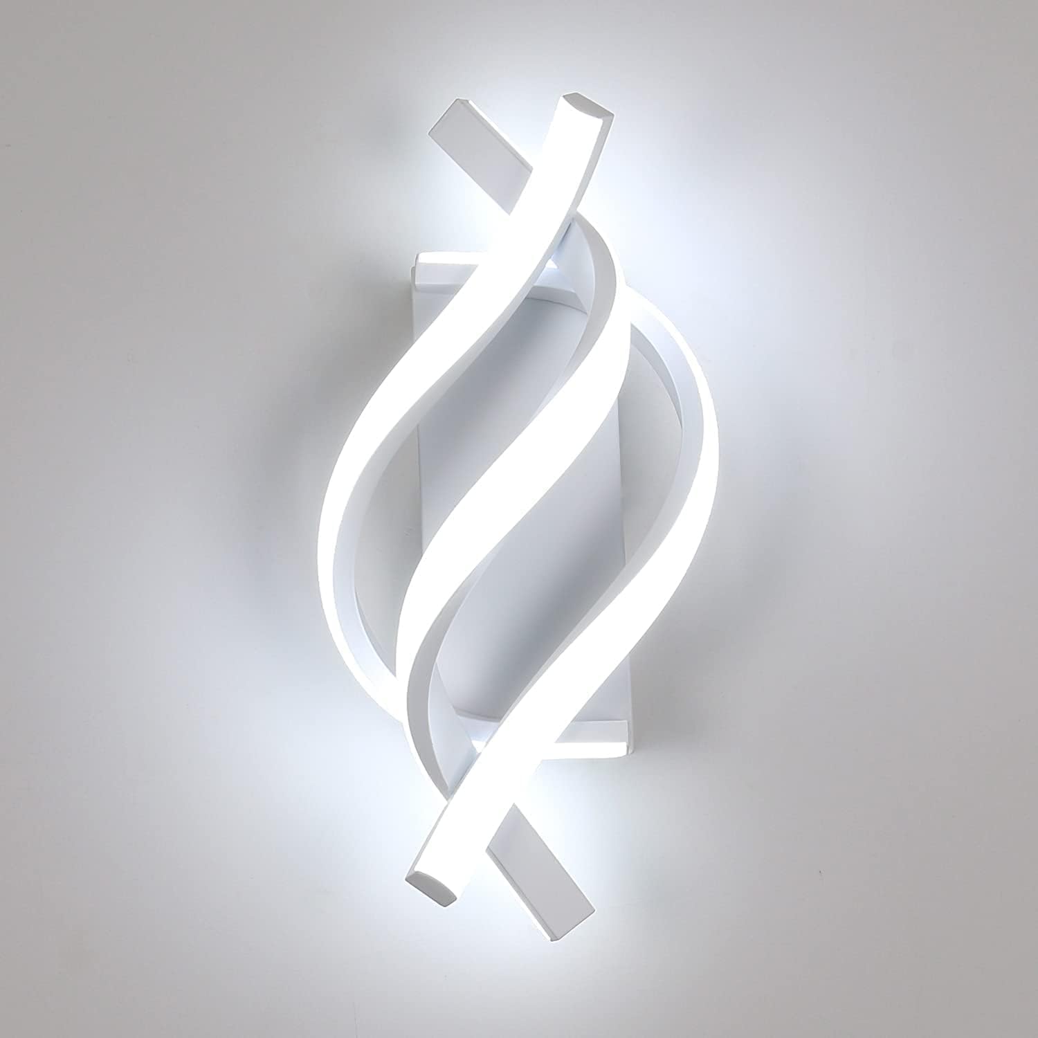 Wall Light - White Aluminium Frame, White Light